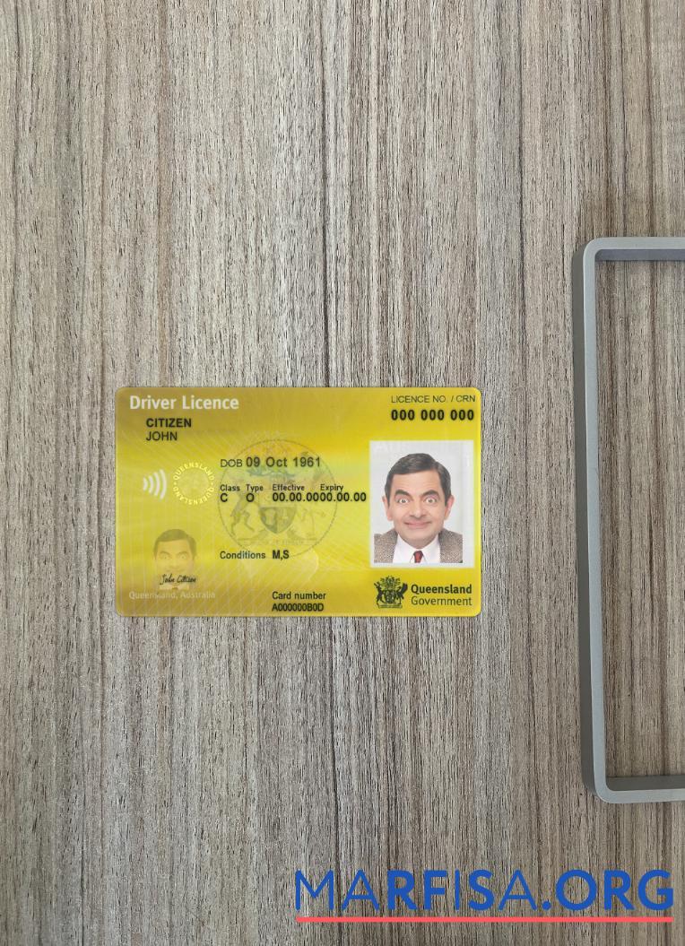 Downloadable Australia Queensland DL 2019 present photolook download for verification